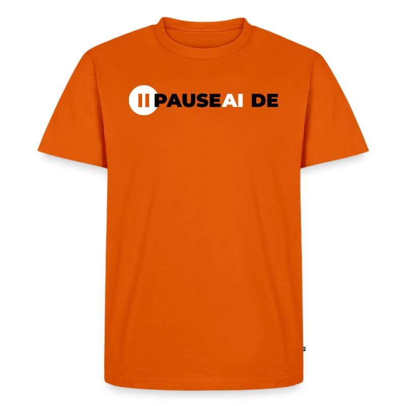 PauseAI DE Orange Shirt