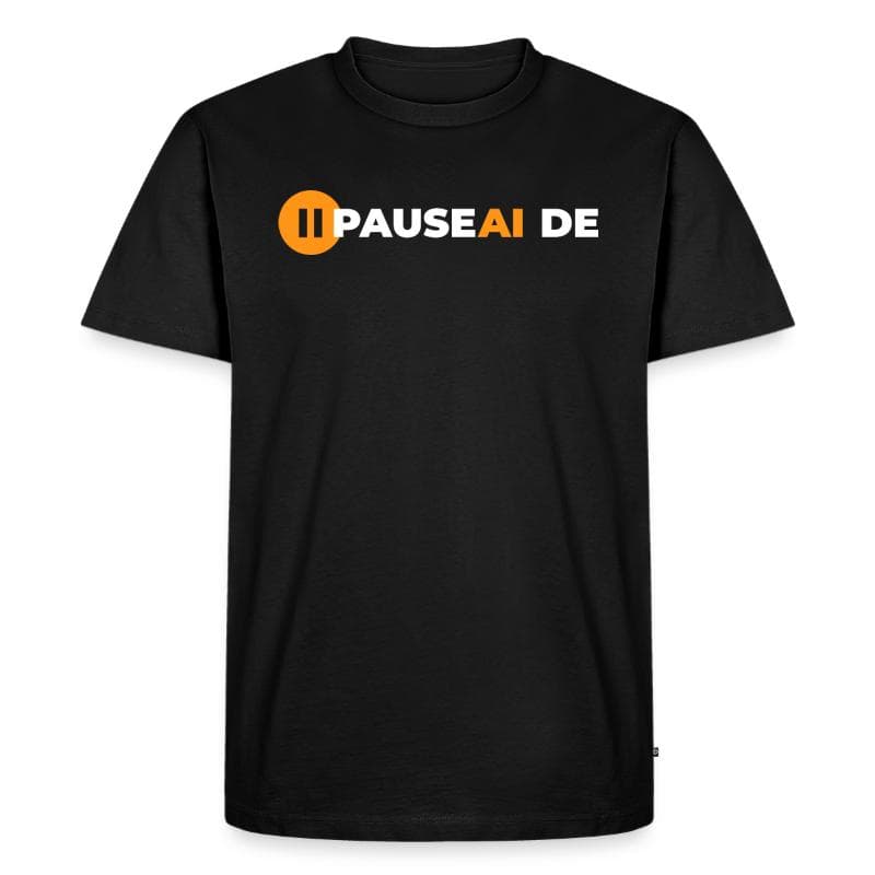 PauseAI DE Schwarzes Shirt